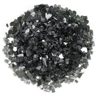 Kamínky do topeniště dekorační - kalené sklo výplň 1,7-1,9 cm - BLACK
