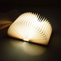 Svetlo v dizajne knihy LED – LED lampa v tvare roztvorenej knihy