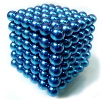Kuličky z magnetu relaxační - Kuličky proti stresu o průměru 5mm modré