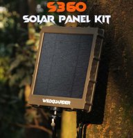 Solárny panel na fotopasce a kamery so zabudovanou nabíjačkou Li-ion 8000mAh + výstup 6/9/12V