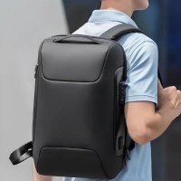 Batoh nepremokavý pánsky – ruksak s USB portom a PIN zámkom moderný
