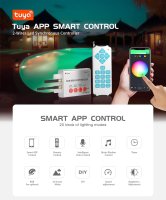 Diaľkové ovládanie pre RGB svetlo do bazéna - cez Smartphone TUYA app