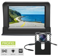 Set cúvacej kamery do auta s 4,3" monitorom + zadná kamera so 6 LED (IP68)