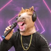 Maska na tvár kôň karaoke – silikónová maska koňa pre deti aj dospelých