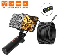 Endoskopická kamera s podstavcom na mobil  FULL HD s Wifi duálna 8mm - 5m kábel