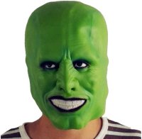 Maska na tvár z filmu MASK zelená – karnevalová maska pre deti aj dospelých