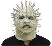 Maska na tvár Hellraiser Pinhead – hororová maska na Halloween pre deti aj dospelých