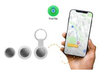 Miniatúrny lokátor s gps a bluetooth s rozmerom 32,5mm x 7,8 mm (Apple Find My) - CR 2032 bateria