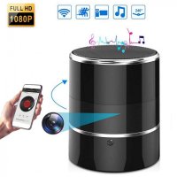 Videocamera dell'altoparlante - Altoparlante Bluetooth spia con videocamera P2P Wi-Fi FULL HD + rilevamento del movimento