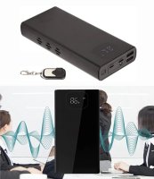 Audio blocker - jammer di registrazione vocale - batteria da 6000 mAh + telecomando