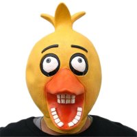 Maska na tvár a hlavu Chica –silikonová filmová maska z Five Nights at Freddy’s