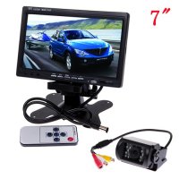Безжична камера за заден ход с 15 IR LED + LCD 7"