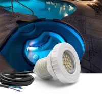 Svetla do bazena vodotesné IP68 s 3W svetlo LED biele 3000K - 103mm pre vinylové bazény alebo jazierka