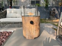 Plynový stolní krb do zahrady na plyn propan - NATURO (43x25cm)