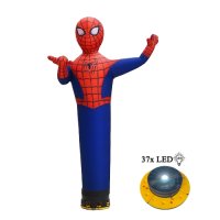 SPIDERMAN nafukovací panák XXL - tančící reklama postavička reklamní o výšce 3 m