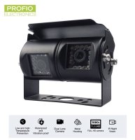 Duální AHD autokamera Full HD s objektivy f3,6 a f8,0, 24 LED nočním viděním a technologií WDR