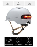 Inteligentná cyklistická prilba – brzdové svetlo + automatické LED osvetlenie