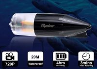 Telecamera da pesca HD impermeabile in acqua con luce a LED