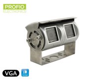 Duálna cúvacia kamera so širokým uhlom záberu 190° vertikálne/120° horizontálne