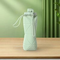 Fľaša na pitie skladacia – fľaša na vodu 600 ml zdravá