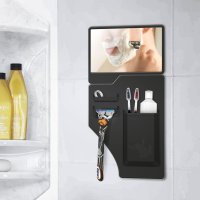 Organizér na stenu do kúpeľne na hygienické potreby – držiak do kúpeľne silikónový