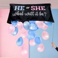 Balóny na odhalenie pohlavia – baby shower set pre dievča alebo chlapca