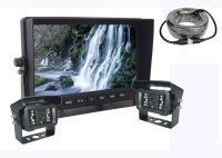 Garnitura za avto - AHD 7" LCD monitor + 2x kamera z 18 IR LED