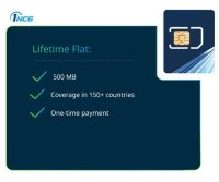 Dátová SIM karta 2G/3G/4G/LTE prenosná 500MB dát - 150 krajín sveta (možnosť hotspotu)