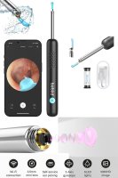 Čistič uší s FULL HD kamerou – odstraňovač ušného mazu + WiFi app (iOS / Android)