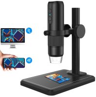 Digitálny mikroskop s LED svetlom s USB + Wifi pripojením na mobil (iOS / Android) 50-1000x zväčšenie