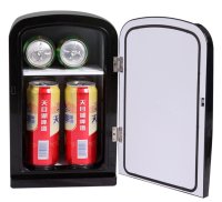Prenosná mini chladnička – objem 6L / 4 veľké + 2 malé plechovky 6L s ohrevom a chladením – 12V/230V Na nápoje a jedlo