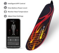 Smart vyhřívané vložky do bot – elektrické hřejivé vložky+ ohřev do 65 ℃ + App (iOS / Android)