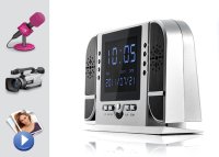 LCD будилник с камера + детекция на движение + нощни IR светодиоди