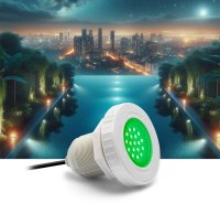 LED svetlo do bazena farebné RGB 103mm IP68 vodotesné - 3W osvetlenie na bazén