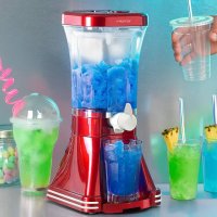 Stroj na výrobu ľadovej drte – výrobník SLUSHIE nápojov retro