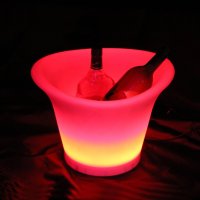 LED Vedro na chladené nápoje IP44 svietiace veľké + 8 farebných režimov a diaľkové ovládanie
