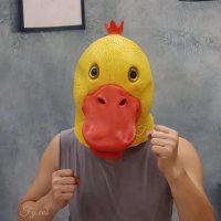 Maska na tvár kačka – silikónová maska kačky pre dospelých aj deti