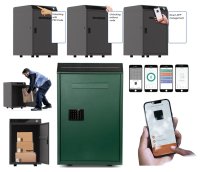 Smart poštovní schránka – poštovní box (balíkobox) s ovládáním přes mobilní aplikaci Bluetooth + PIN kód + klíč