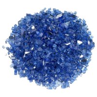 Dekorační sklo do topeniště - výplň kalené sklo 1,7-1,9 cm - BLUE