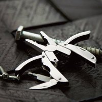 Skladací multifunkčný nástroj 6v1 - Vreckový multitool
