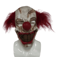 Maska na tvár Pennywise klaun – filmová maska na halloweensku párty