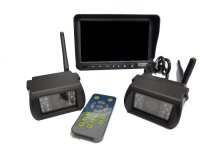 2x безжични камери за задно виждане със 7" LCD дисплей