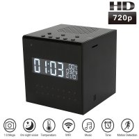 Високоговорител и Будилник с HD камера + детекция на движение + IR