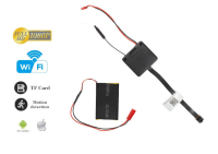 Telecamera spia WiFi Full HD con angolo di 90° e rilevamento del movimento
