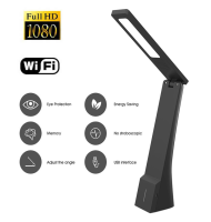 Lampe caméra espion FULL HD avec Wifi + 16 Go de mémoire