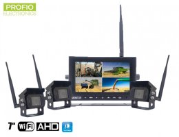 Wireless reversing camera HD 3x with monitor 7" HD - Backup set