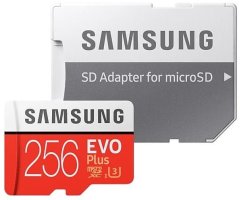 Samsung micro SDXC 256GB EVO Plus + SD-sovitin