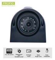 Šoninė kamera automobiliui ar mašinai 1080P AHD FULL HD su 8 IR šviesos diodais + IP67 ir WDR