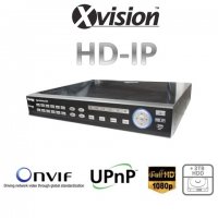 HD NVR-optager til 20 IP-kameraer 720P/1080P 3TB + HDD