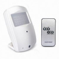 Spy camera with IR LED - permanent recording + motion detection